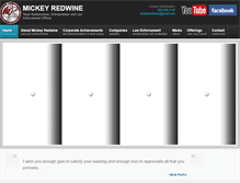 Tablet Screenshot of mickeyredwine.com